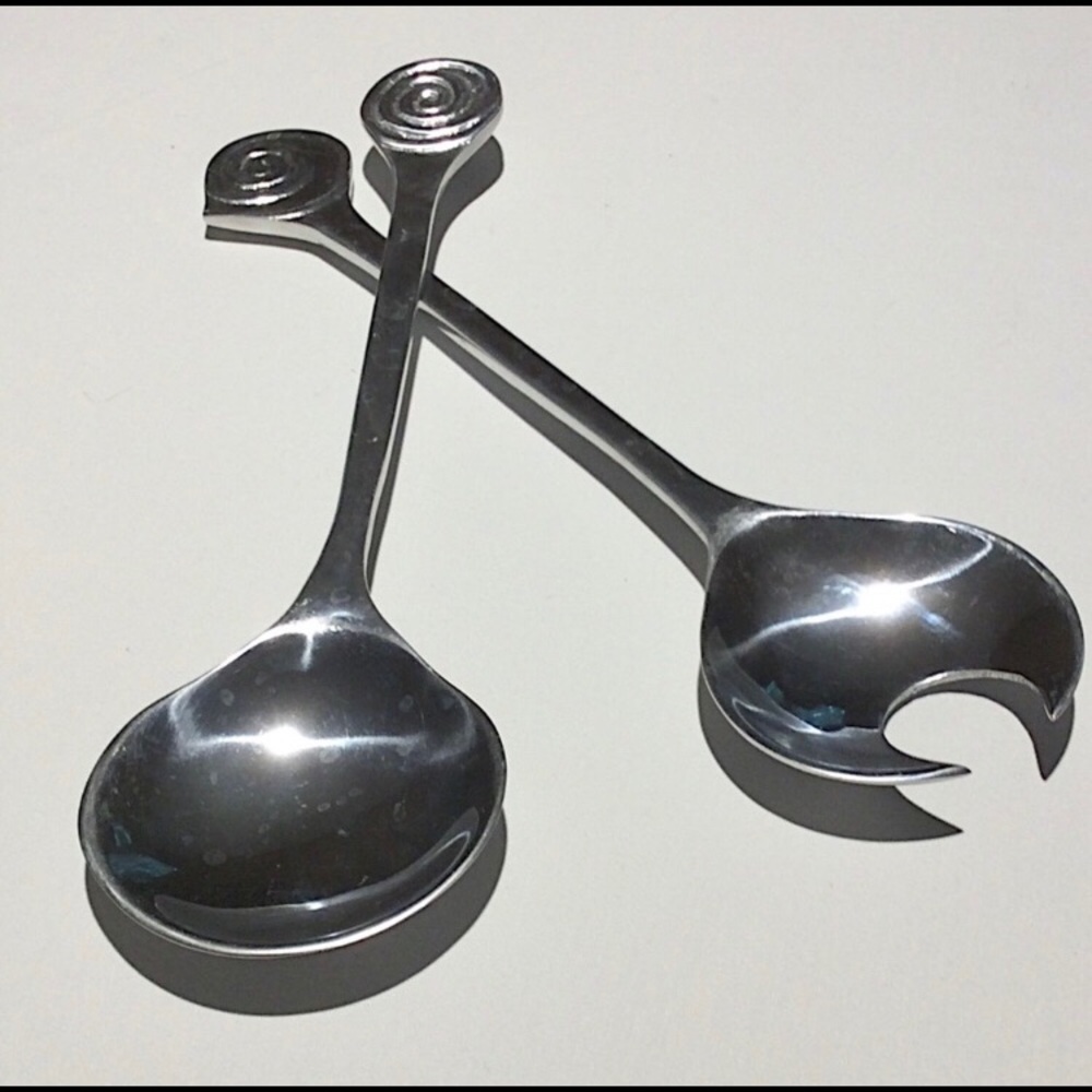 Mariposa Salad Serving Set 13” long NWOT